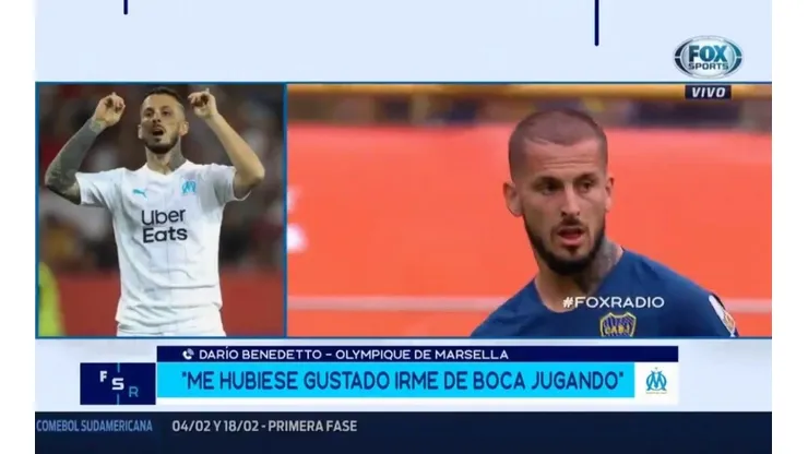 Benedetto y su opinión de la serie entre Boca y River.