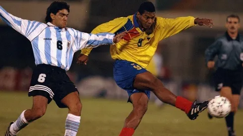 Eduardo Hurtado en la Selección Ecuador.