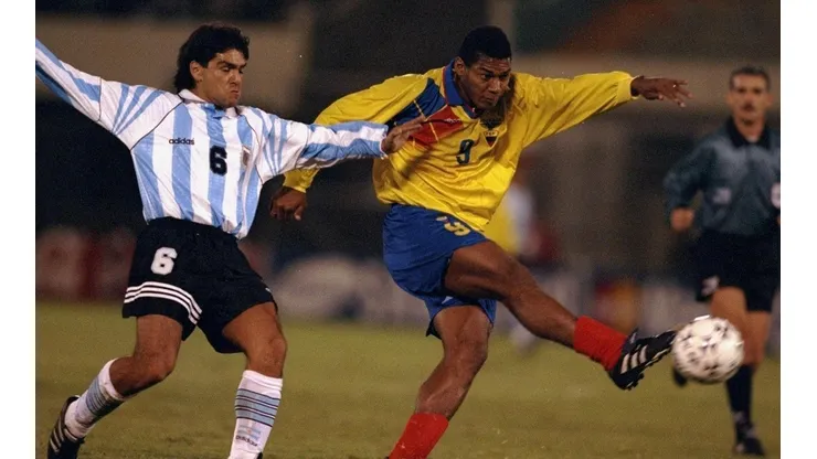 Eduardo Hurtado en la Selección Ecuador.