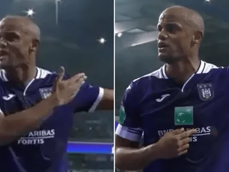 Kompany detuvo a los hinchas de su club que intentaban agredir a un rival