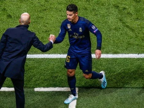 ¿La última oportunidad para James? Zidane lo volvería a tener cuenta