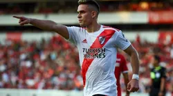 Borré hizo una publicación en Instagram de su doblete y un ex-River lo elogió