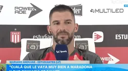 A Andujar no le importó nada: "Ojalá que Gimnasia se salve"