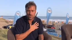 Maxi Palma mandó su mensaje desde alguna playa.