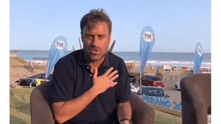 Maxi Palma mandó su mensaje desde alguna playa.