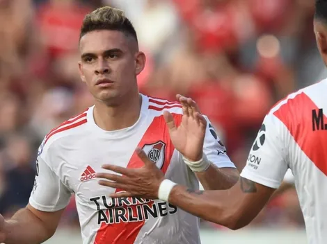 Con un doblete de Borré, River le ganó a Independiente y es puntero