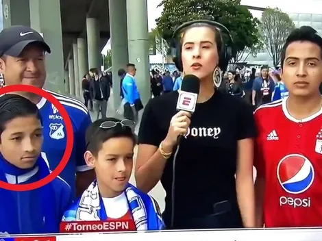 A ver esta linda historia: el Torneo ESPN descubrió al niño "Millos Andrés"