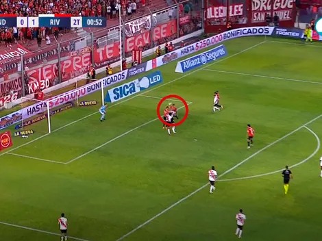 ¡Silvio Romero empató para Independiente!