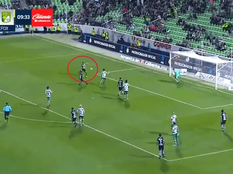 ¡León golpea primero! Meneses abre la cuenta para ante Santos