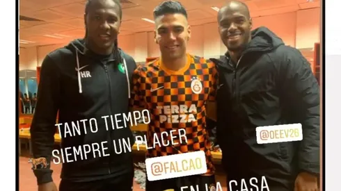 Se nos metió una lágrima en el ojo: la foto de Falcao y Rodallega juntos en Turquía