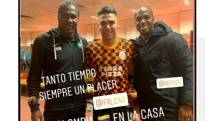 Se nos metió una lágrima en el ojo: la foto de Falcao y Rodallega juntos en Turquía