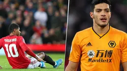 Rashford se lesionó y los rumores vuelven a vincular a Jiménez con Manchester United