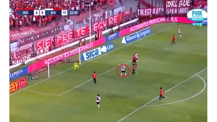 Casco durmió a Fernández, Montiel centró y Borré pone el 1 a 0 para River