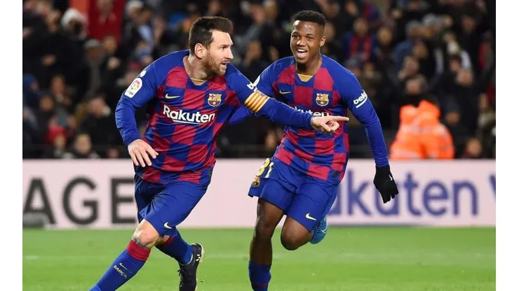 Gracias a Messi: Setién arrancó ganando en su debut con Barcelona