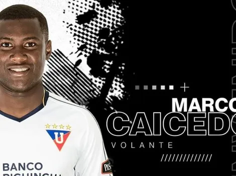 Ambicioso: Marcos Caicedo compartió el sueño que tiene en Liga de Quito