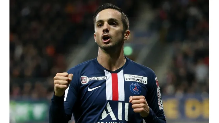 La celebración de Pablo Sarabia.