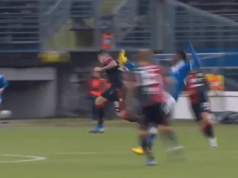 Siempre él: Balotelli entró y a los 8 minutos se fue expulsado por un patadón