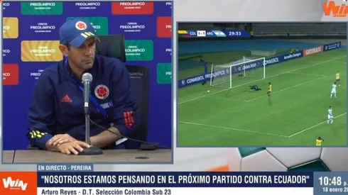 Arturo Reyes, técnico de la Selección Colombia Sub-23.