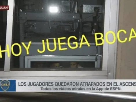 Ya llegaron: los memes de los jugadores de Boca atrapados en un ascensor