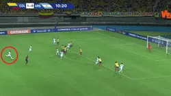 Desde ahí le pegó Alexis Mac Allister.