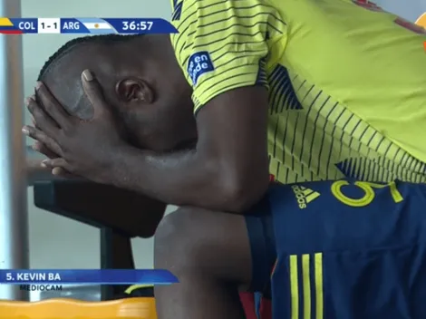 Balanta estalló en lágrimas al lesionarse en el Preolímpico