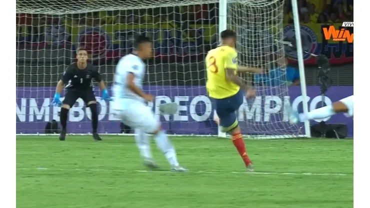 Así fue el gol de Jorge Carrascal contra Argentina en el Preolímpico.