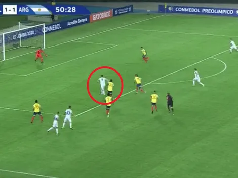 Gaich la mandó a guardar para el 1-2 de Argentina sobre Colombia