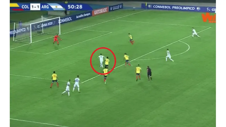 Así fue el gol de Adolfo Gaich en el Preolímpico.
