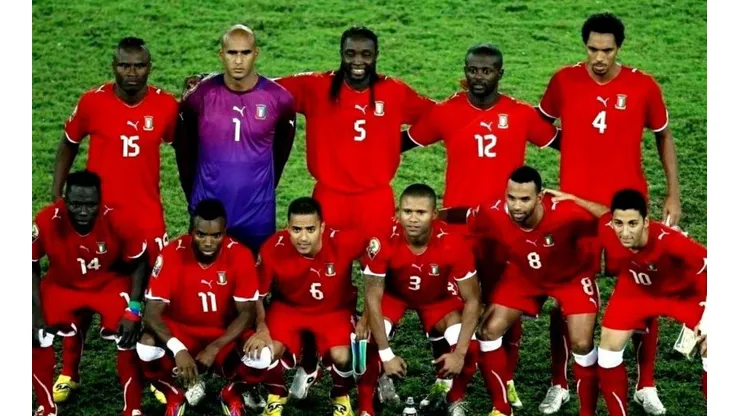 La selección de Guinea Ecuatorial.