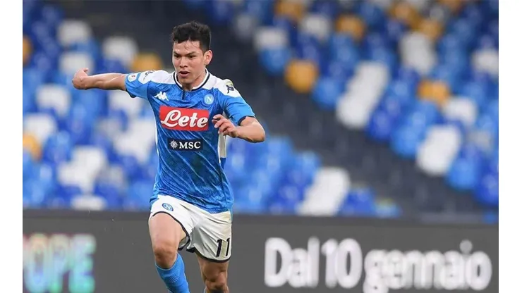 El mexicano entró de suplente en la derrota de Napoli