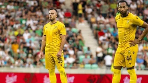 Arturo Mina con la camiseta de Yeni Malatyaspor.