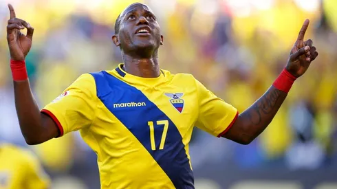 Jaime Ayoví en la Selección Ecuador.