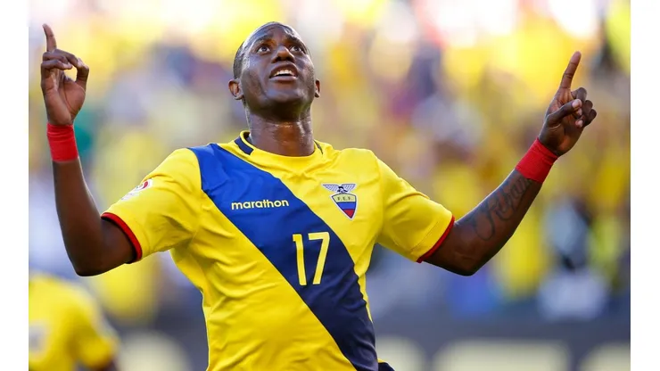 Jaime Ayoví en la Selección Ecuador.