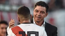 El fotón que subió River en el cumpleaños de Gallardo y Quintero