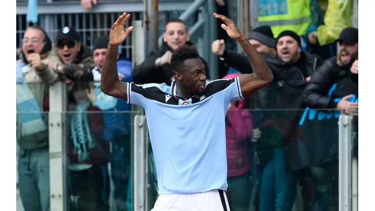 Felipe Caicedo festejando su tanto.