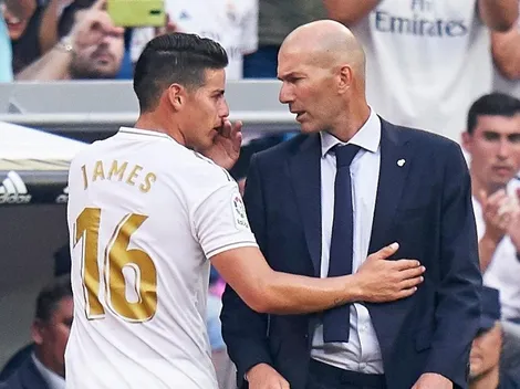 Zidane explicó por qué no convocó a James Rodríguez
