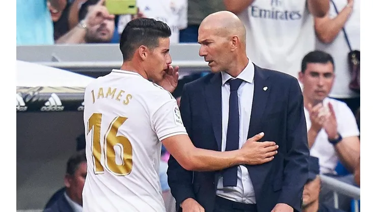 Zidane explicó por qué no convocó a James Rodríguez