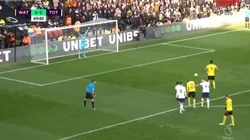 Foto del portero del Tottenham.