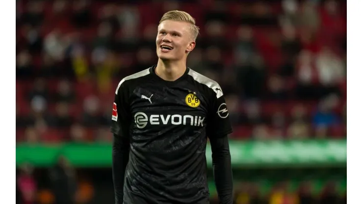 Le encontraron novia: el tweet del Dortmund por el hat-trick de Haaland