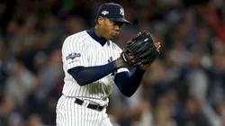 Aroldis Chapman no se quedó atrás y se burló de la situación de los Astros