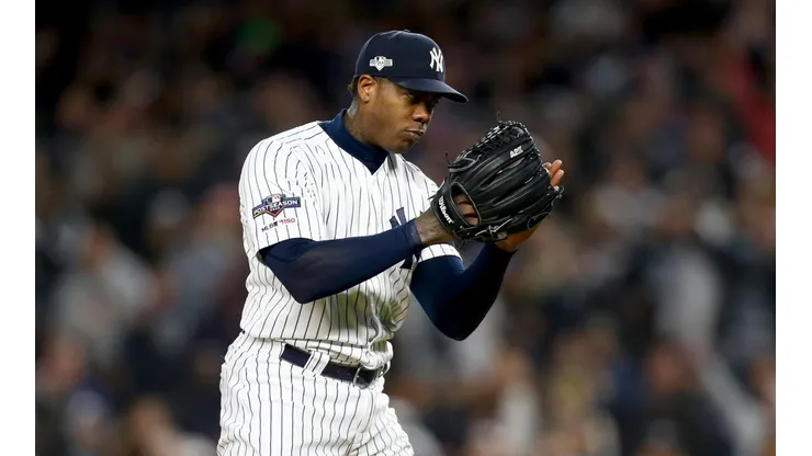 Aroldis Chapman no se quedó atrás y se burló de la situación de los Astros
