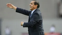 Ramón Díaz, entrenador de Libertad.