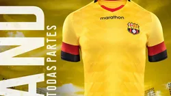 La nueva camiseta titular de Barcelona SC.