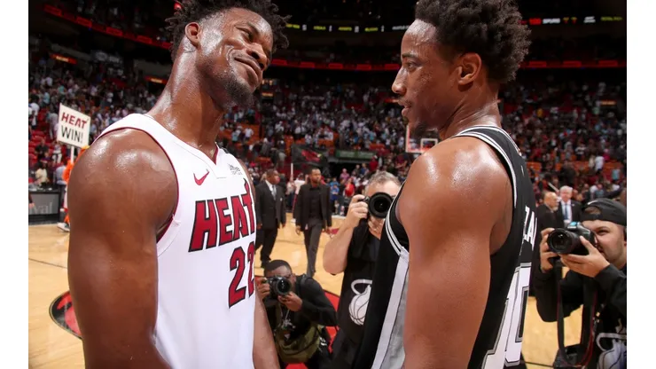San Antonio Spurs v Miami Heat