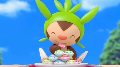 Pokémon lanzó el video más tierno que verás en el día ¡Chespin comiendo dulces!