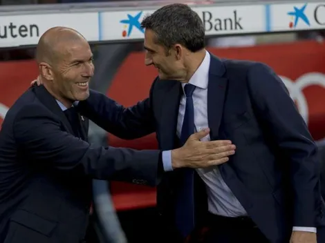 Zidane habló sobre el cambio de DT en Barcelona: "Lo siento por Valverde"