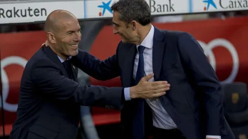 Zidane habló sobre el cambio de DT en Barcelona: "Lo siento por Valverde"