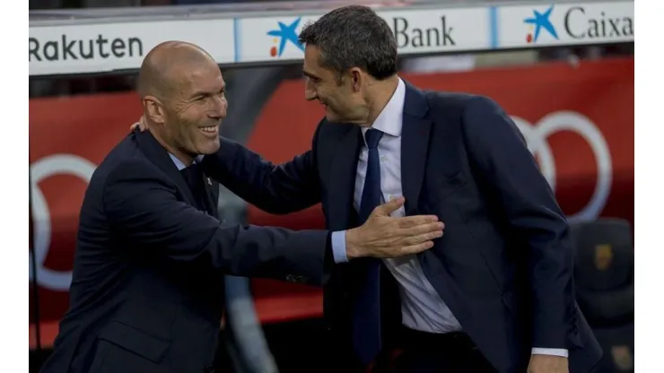 Zidane habló sobre el cambio de DT en Barcelona: "Lo siento por Valverde"