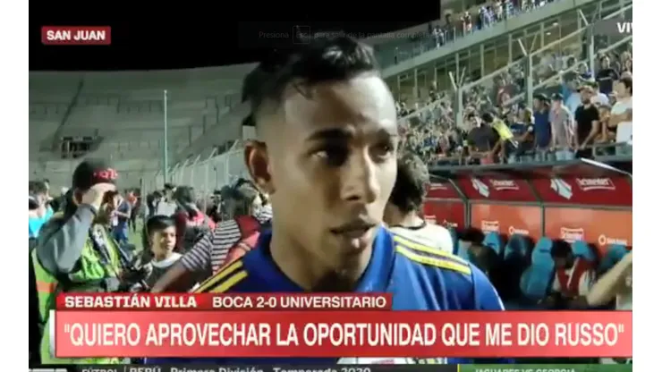 Sebastián Villa: "Boca es el club más grande de América"