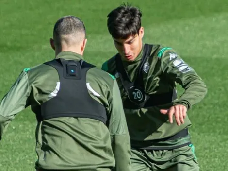 Guido Rodríguez entrena por primera vez en el Villamarín